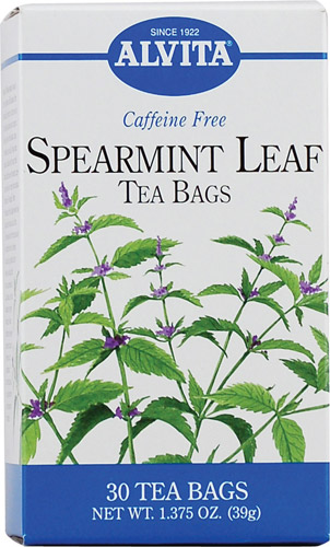 Alvita Spearmint Leaf Tea -- 30 Tea Bags