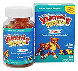 Yummi Bears Fiber Supplement -- 60 Chewable