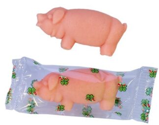 Funsch German Marzipan Jolante Pig in Bag -- 1.23 oz