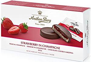 Anthon Berg Marzipan Strawberry in Champagne – 220g