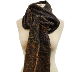 Kerry Woollen Mills Celtic Stole Long Scarf 90" Long Irish Wool TURF