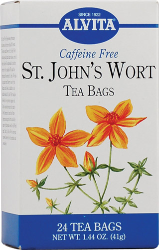 Alvita St John's Wort Tea -- 24 Tea Bags