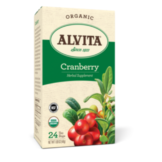 Alvita Organic Cranberry Tea -- 24 Tea Bags