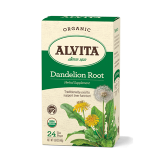 Alvita Organic Dandelion Root Tea -- 24 Tea Bags