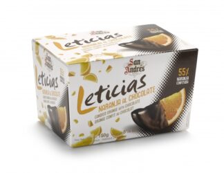 San Andres Leticias Chocolate Covered Candied Orange Slices -- 5.3 oz (150 g)