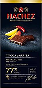 Hachez Cocoa D' Arriba Chocolate Bar Mango Chili -- 3.5 oz