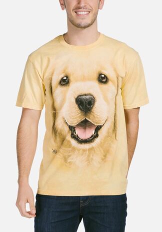 The Mountain Big Face Golden T-Shirt Yellow