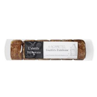 L'Abeille Diligente Nonnettes with Raspberry Filling -- 7 oz (200 g)