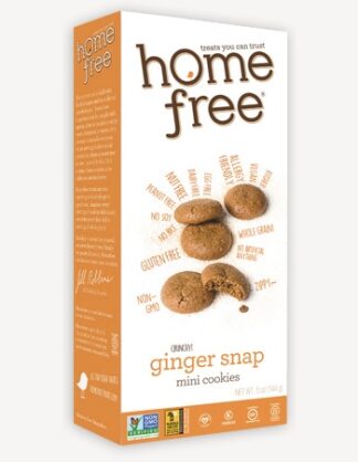 Homefree Crunchy Ginger Snap Mini Cookies -- 5 oz