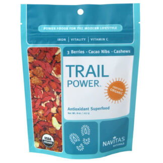 Navitas Naturals Organic Trail Mix 3 Berries Cacao Nibs Cashews