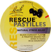 Bach Flower Remedies Rescue Pastilles Black Currant -- 50 Pastilles