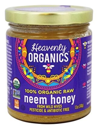 Heavenly Organics Neem Raw Honey -- 12 oz