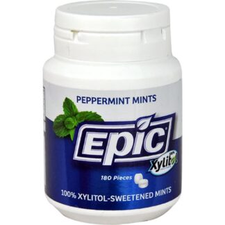 Epic Dental Xylitol Sweetened Mints Peppermint -- 180 Pieces