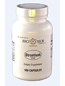 Bio-Tech Pharmacal Strontium Citrate 300 mg -- 100 Capsules