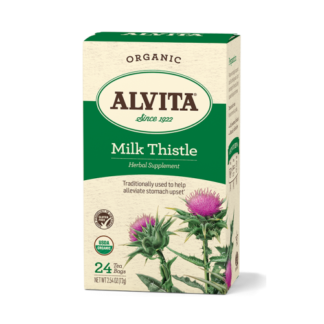 Alvita Organic Milk Thistle Tea -- 24 Tea Bags
