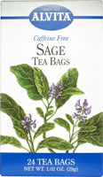 Alvita Sage Tea -- 24 Tea Bags