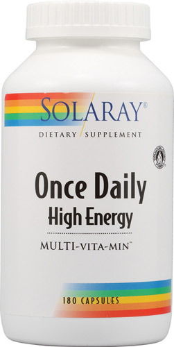 Solaray Once Daily High Energy Multi-Vita-Min -- 180 Capsules