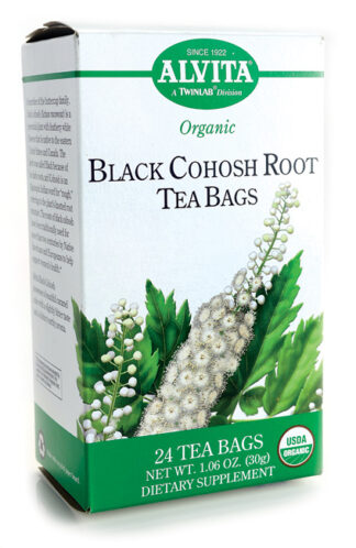 Alvita Organic Black Cohosh Root Tea -- 24 Tea Bags