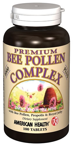 American Health Bee Pollen Complex -- 1000mg - 100 Tablets