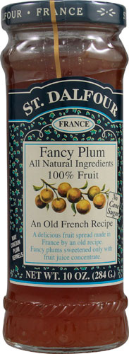 St. Dalfour All Natural Fruit Spread Fancy Plum -- 10 oz