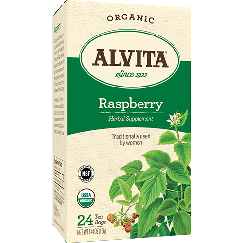 Alvita Organic Raspberry Leaf Tea — 24 Tea Bags – Sullivan Vitamins ...