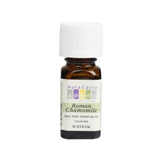 Aura Cacia Roman Chamomile Essential Oil -- .125 oz.