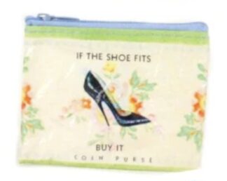Blue Q Shoe Money Coin Purse