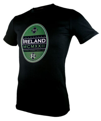 Ireland 1922 Oval Ultimatee Black T-Shirt Large MAL TSOUSBLKLG