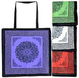 Celtic Knot Zodiac Tote Bag 18"X18" (BLUE)