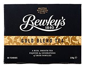 Bewley's Gold Blend Tea -- 80 Tea Bags 8.8 oz.