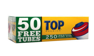 TOP Premium Menthol Cigarette Filter Tubes King Size -- 250ct