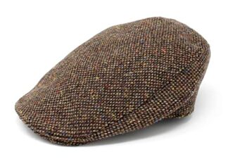 Hanna Hats Men's Donegal Tweed Donegal Touring Cap
