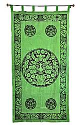 Green Man Curtain - 44"X88"