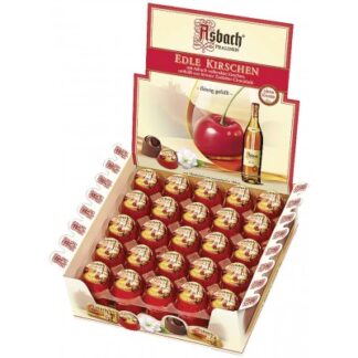 Asbach Edle Kirschen 50 ct Display (Chocolate Brandy Cherries Display)