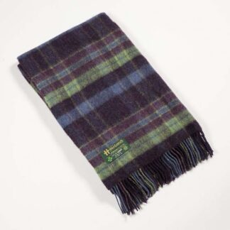 John Hanly 100% Pure New Wool Irish Lambswool Throw Blanket 54" x 72"