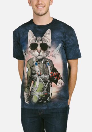 The Mountain Tom Cat T-Shirt Blue 3X-Large