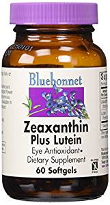 BlueBonnet Zeaxanthin Plus Lutein -- 60 Softgels