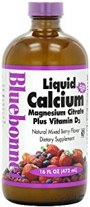 BlueBonnet Liquid Calcium Magnesium Citrate Mixed Berry -- 16 Fluid Ounce