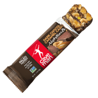 Caveman Dark Chocolate Caramel Cashew Nutrition Bar -- 1 Bar