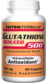 Jarrow Formulas Glutathione Reduced 500 mg -- 60 Capsules