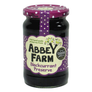 Abbey Farm Blackcurrant Jam -- 12 oz