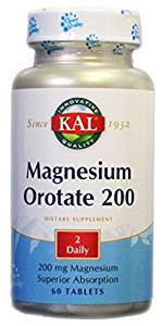 KAL Magnesium Orotate 200 mg -- 60 Tablets