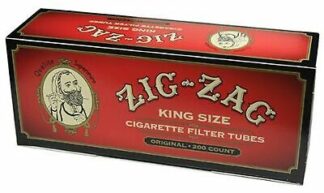 Zig Zag King Size Cigarette Filter Tubes Full Flavor -- 200 Count
