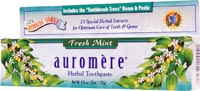 Auromere Herbal Toothpaste Fresh Mint -- 4.16 oz