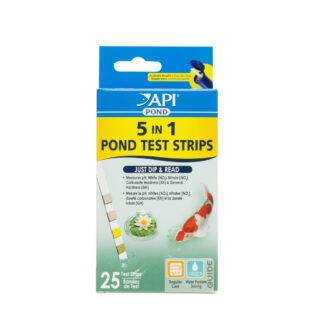 API Pond 5 in 1 Pond Test Strips -- 25 Tests