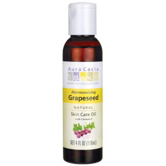 Aura Cacia Natural Skin Care Grapeseed Oil -- 4 fl oz