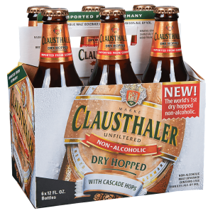 Clausthaler Non-Alcoholic Dry Hopped Amber 12 oz Bottle -- 6 Pack