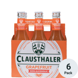Clausthaler Non-Alcoholic Grapefruit 12 oz Bottle -- 6 Pack