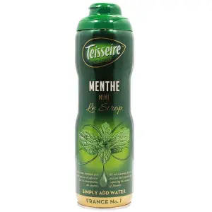 Teisseire Mint Syrup -- 600ml (20.3 fl oz)