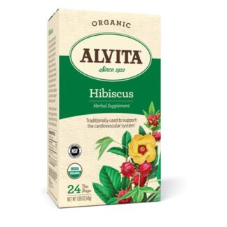 Alvita Organic Hibiscus Tea -- 24 Tea Bags